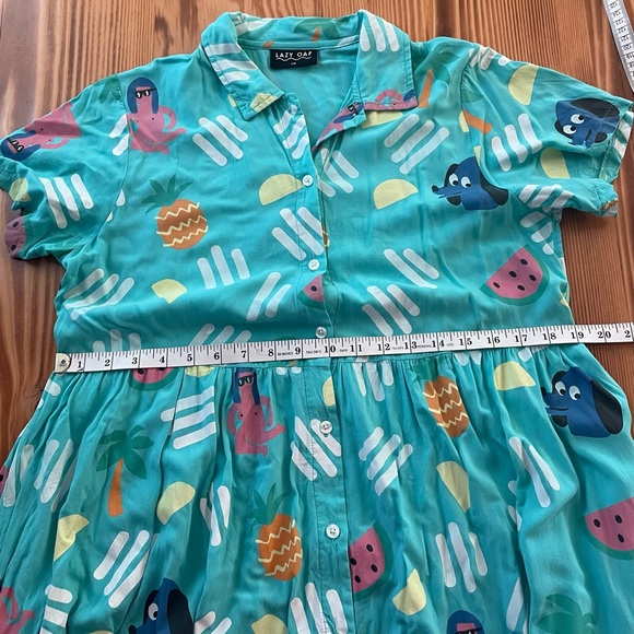 Lazy Oaf Tropical Flavour (Rare!) Shirtdress - Picture 12 of 13